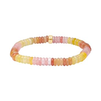Agat, cherry quartz, aventurin armbånd, von Heinzendorff