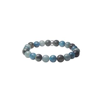 Apatit, Nephrite, jaspis armbånd 8mm, von Heinzendorff
