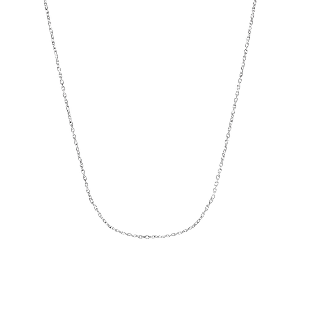 Rhod. Silberkette 60+10cm, von Nordahl
