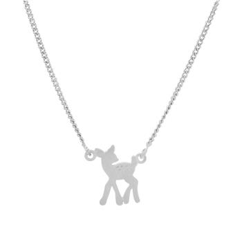 Rhd. sølv vedhæng bambi 13mm inkl. kæde 40+5cm, von Noa Kids