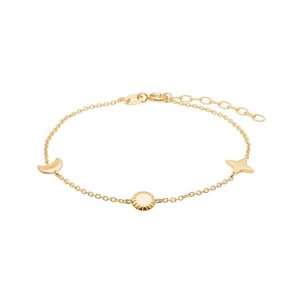 Forgyldt sølv armbånd UNIVERSE52, von Nordahl