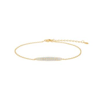 Forgyldt sølv armbånd RUNANOR, von Joanli Nor