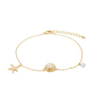 Forgyldt sølv armbånd SELINANOR, von Joanli Nor