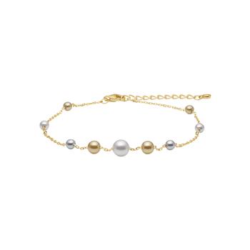 Forgyldt sølv armbånd grå TIFFANYNOR, von Joanli Nor