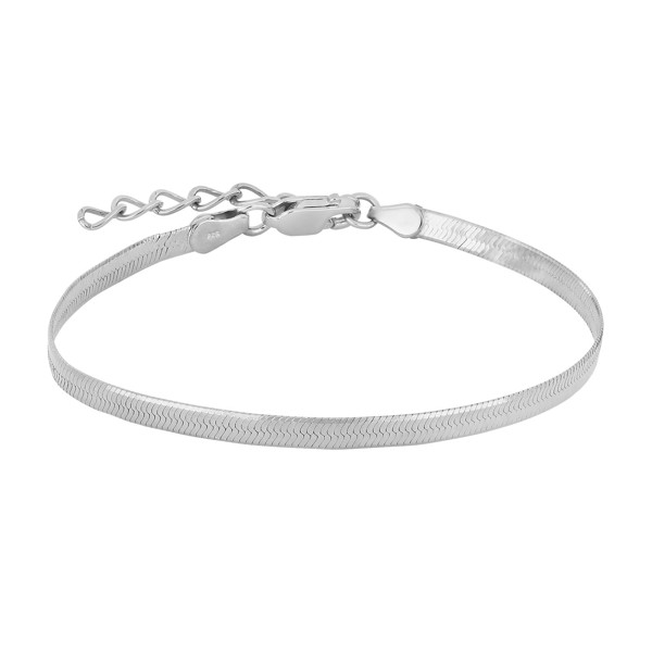 Rhd. Silberarmband FLAT52, von Nordahl