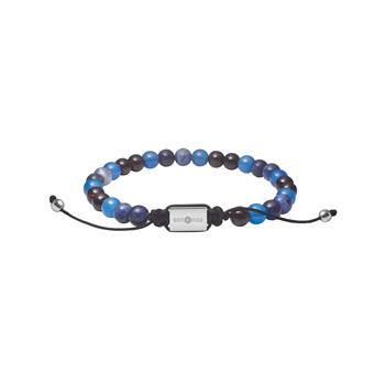 SON armbånd blå agat, sodalit 6mm, 19cm - 25cm, von Son of Noa