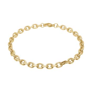 SON armbånd stål anker facet, IP gold 23cm, von Son of Noa