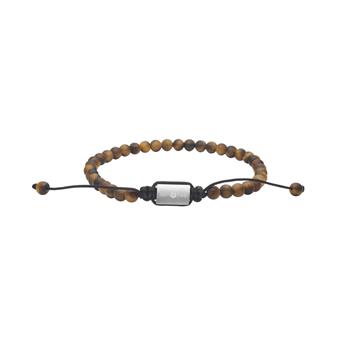 SON armbånd mat gul tigerøje 4mm, 19cm - 25cm, von Son of Noa