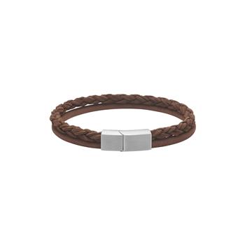 SON armbånd brun kalveskind rund flet/glat 8mm - 23cm, von Son of Noa