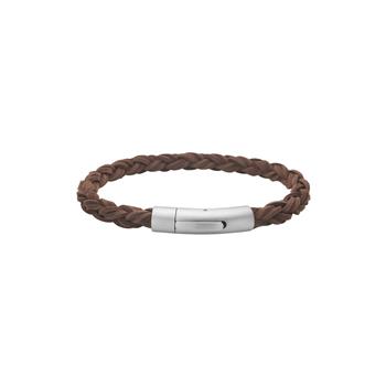 SON armbånd brun kalveskind rund flet 6mm - 23cm, von Son of Noa