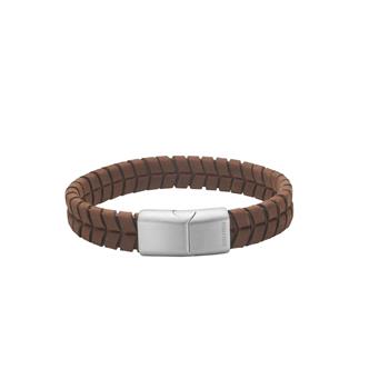 SON armbånd brun kalveskind 12mm - 21cm, von Son of Noa