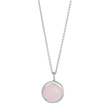 Rhd. sølv vedhæng SWEETS52 rosa quartz 11mm , von Nordahl