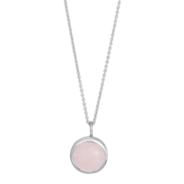Rhd. sølv vedhæng SWEETS52 rosa quartz 11mm , von Nordahl