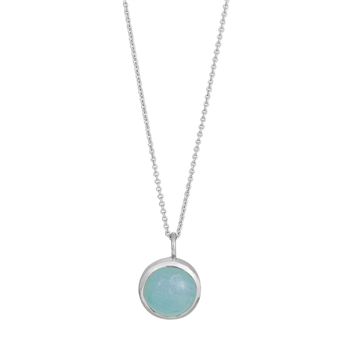 Rhd. sølv vedhæng SWEETS52 blue chalcedony 11mm , von Nordahl
