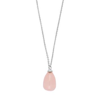 Rhd. sølv vedhæng SWEETS52 rosa quartz , von Nordahl