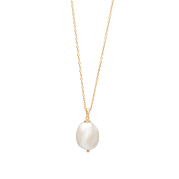 Forgyldt sølvkæde BAROQUE52 perle 20mm , von Nordahl