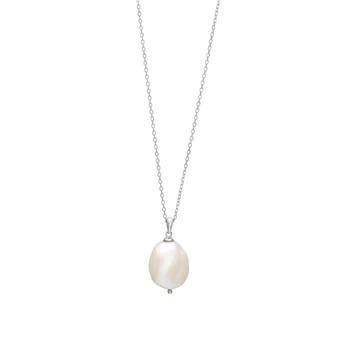 Rhd. sølvkæde BAROQUE52 perle 20mm , von Nordahl
