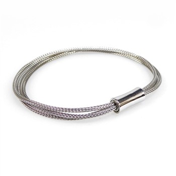 Armbånd & halskæde - 3 rk. rhodineret Sterlingsølv 50cm, von San - Links of Joy