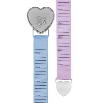 Fortinnet målebånd m. lyserød og lyseblåt bånd, von Noa Kids