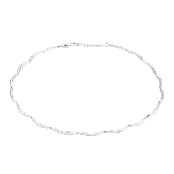 Rhod. sølvcollier BANAN, von Siersbøl