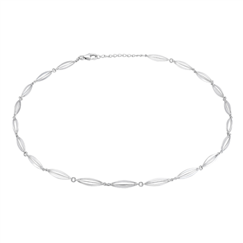 Rhod. sølvcollier BUR, von Siersbøl