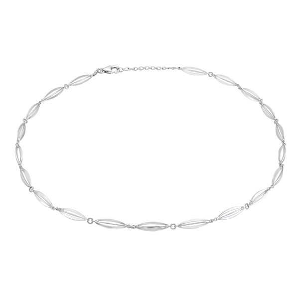 Rhod. sølvcollier BUR, von Siersbøl