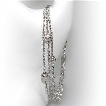 Armbånd & Halskæde - 3 rk. med 3 stk Magic Beads-Ø6mm 50cm, von San - Links of Joy