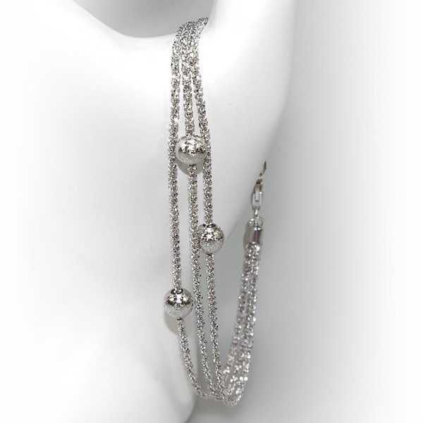 Armbånd & Halskæde - 3 rk. med 3 stk Magic Beads-Ø6mm 17cm, von San - Links of Joy