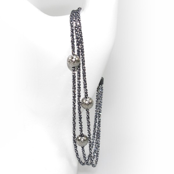Armbånd & Halskæde - 3 rk. med 3 stk Magic Beads - Ø6mm 21cm, von San - Links of Joy