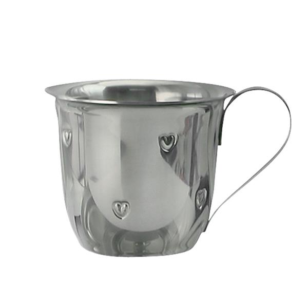 Rustfrit stål krus m. hjerter, von Noa Kids
