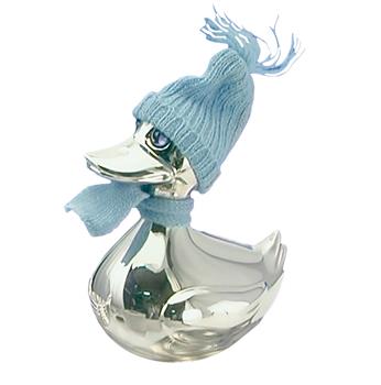 Forsølvet sparebøsse and m. blåt tøj, von Noa Kids