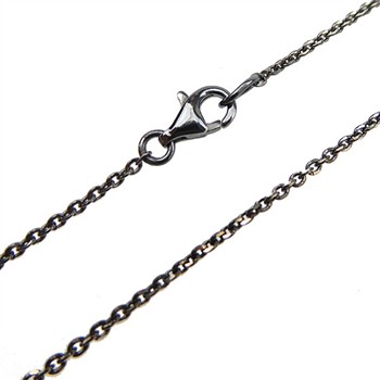 Armbånd & halskæde - Mirror Anchor - Sterling/Ruthenium 0,4mm 90cm, von San - Links of Joy