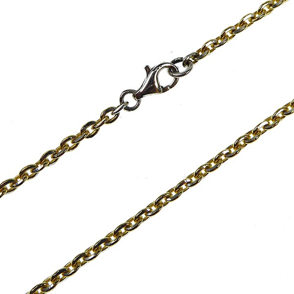 Armbånd & halskæde - Mirror Anchor - Sterling/forgyldt 0,8mm 45cm, von San - Links of Joy