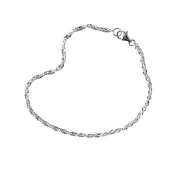 Singapore kæde 2mm - Armbånd & Halskæde - 925/Blank 60cm, von San - Links of Joy