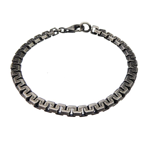Armbånd & halskæde -  Let oxyderet 5,5x3,1mm 19cm, von San - Links of Joy