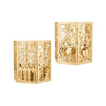 2-pk lysestage - Den standhaftige tinsoldat - 18k fg, von H.C. Andersen Home