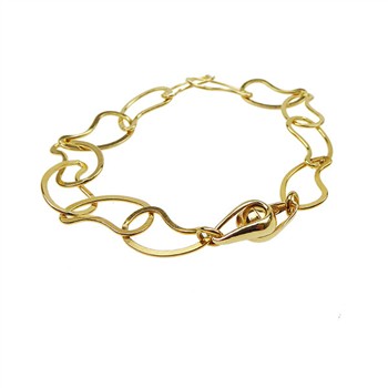 Armbånd & halskæde - Forgyldt m.Magnetlås 21cm, von San - Links of Joy