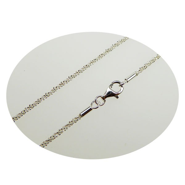 Armbånd & halskæde - Blank/925 DiamondCut 1,8mm i diameter 80cm, von San - Links of Joy