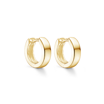 Sølvforgyldt creoler, von Støvring Design