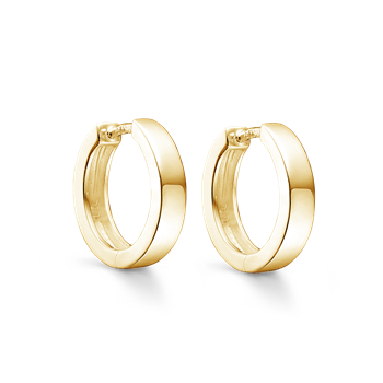 Sølvforgyldt creoler, von Støvring Design