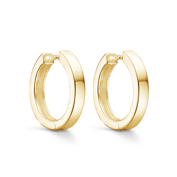 Sølvforgyldt creoler, von Støvring Design