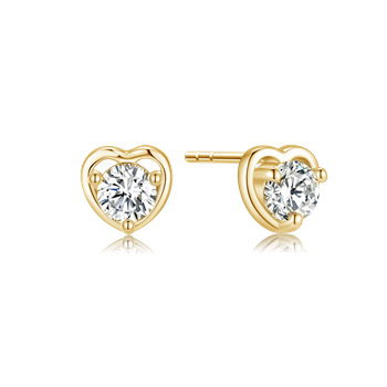 Sølvforgyldt ørestikker, von Støvring Design