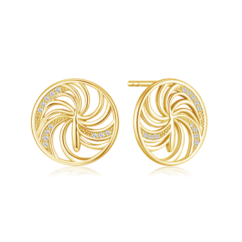 Sølvforgyldt  ørestikker, von Støvring Design