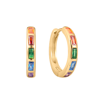 Sølvforgyldt creoler, von Støvring Design