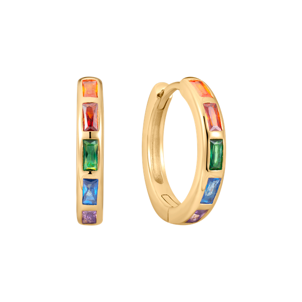 Sølvforgyldt creoler, von Støvring Design