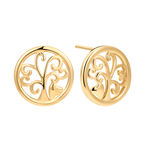 Sølvforgyldt ørestikker, von Støvring Design