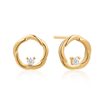 Sølvforgyldt ørestikker, von Støvring Design