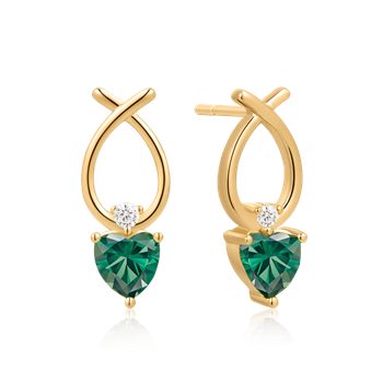 Sølvforgyldt ørestikker, von Støvring Design