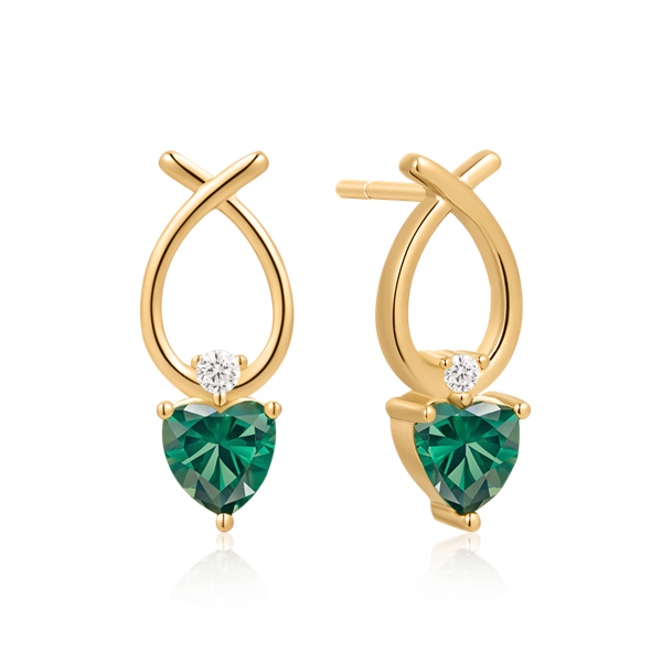 Sølvforgyldt ørestikker, von Støvring Design