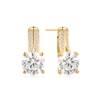 Sølvforgyldt ørestikker, von Støvring Design